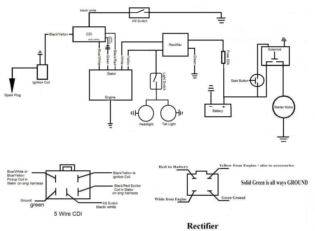 Schematic 5 Wire Motor Wiring Diagram from www.dumontduneriders.com