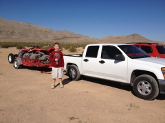 loaded truck ...