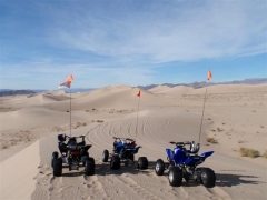 quad run- dunes all to ourselves