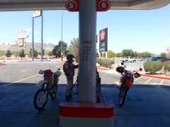 Fueling up in Primm