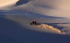 blasting through the powder