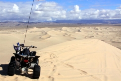 overlooking the dunes to the north from the top of comp