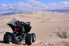 Overlooking the dunes on Monday morning