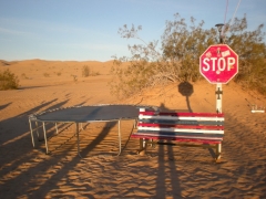 The sh!t that shows up in the middle of the dunes!