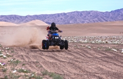 Michael hitting the whoops at the south end