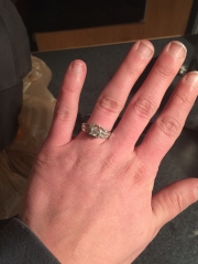 Engaged on Comp- Presidents Day Weekend 1