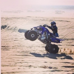 Riding my 700 in Pismo