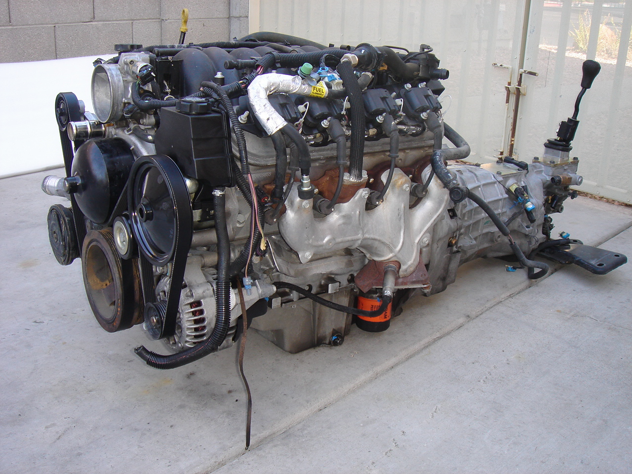LS1 engine LS6 intake , LS cam, Vortec parts.