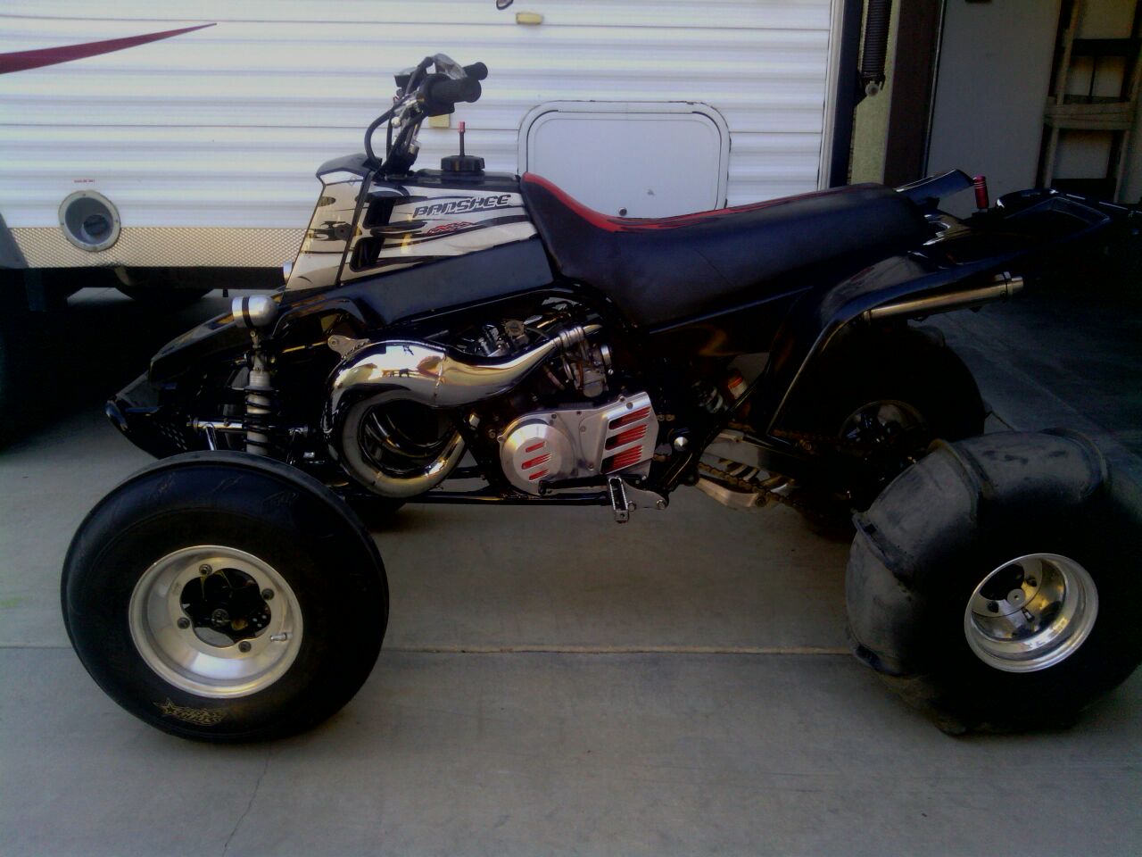 Yamaha banshee drag shop bike