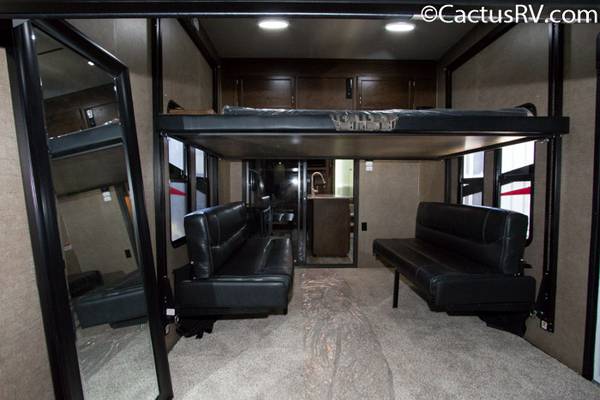 Toy Hauler Dual Couch Bed Lift System