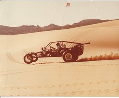 Running the back side of Dumont 1977 in my 2nd Pinto Sandrail