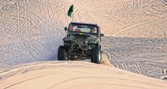 Jeep in the sand Halloween 2017