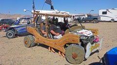 Flintstones car, Halloween 2017